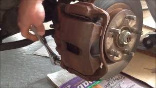 Changing warped rotors on 1998 Honda Accord