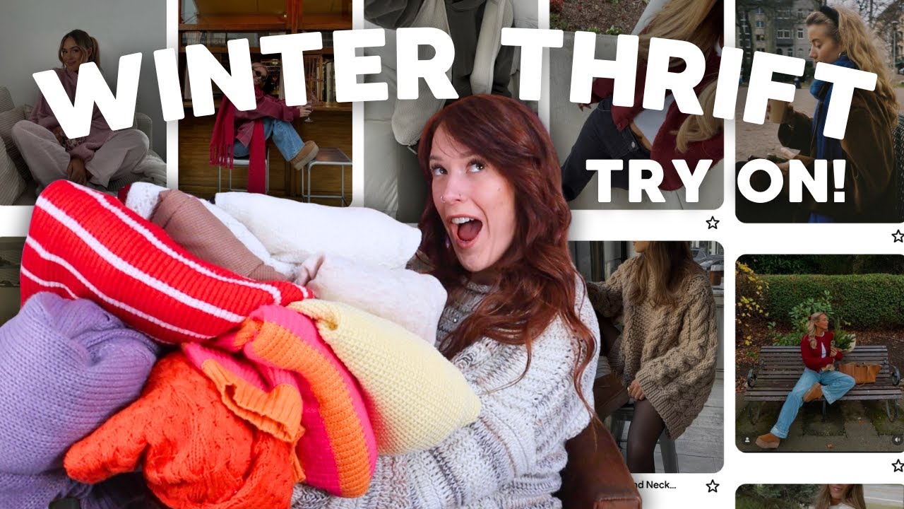 I Thrifted My ENTIRE WINTER Wardrobe for $84 ❄️ (TRY ON haul)