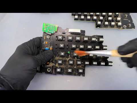 Apple Keyboard Restoration  Yellowed Plastic Retrobright  ASMR Part 2 #restoration    #awesome  #For