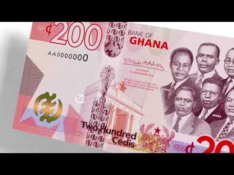 GHANA 100 and 200 Cedis 2019