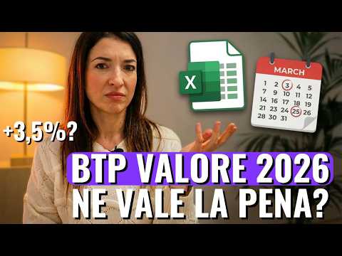 BTP Valore Marzo 2026: CEDOLA al 4%? È un INVESTIMENTO SICURO?