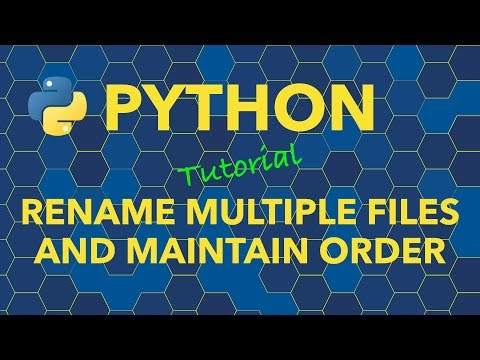 Renaming Multiple Files With Python