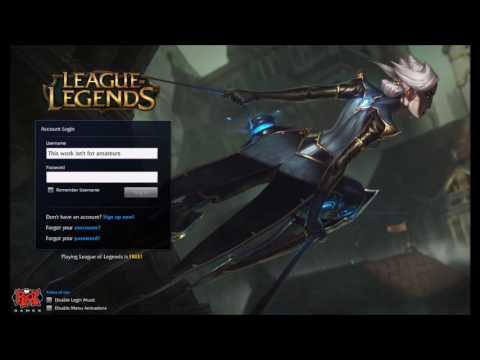 League of Legends Camille Login Screen + Music