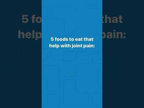 5 foods to ease joint pain.