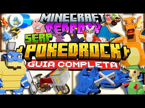 🤩 [GUIA COMPLETA] EL MEJOR ADDON/MOD de POKEMON para MINECRAFT/PE BEDROCK 1.21.73+ - SERPOKEDROCK
