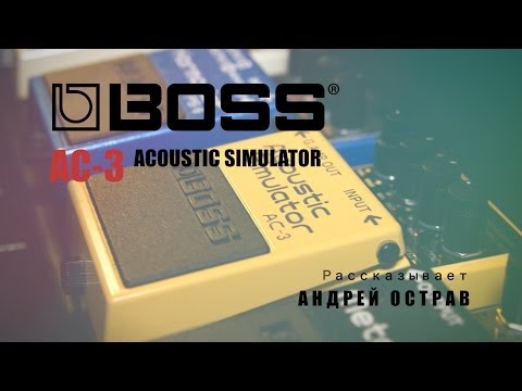 ROLAND BLOGGER - BOSS AC-3 Acoustic simulator