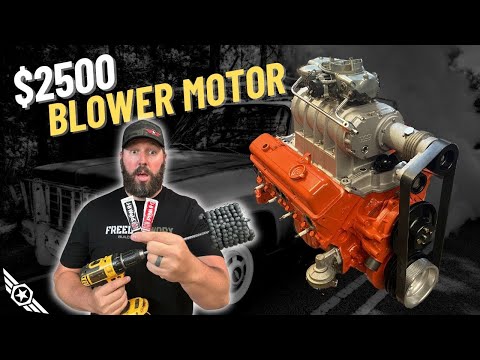 Budget Blown Small Block Build #squarebody #smallblock #blowermotor