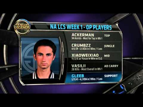 S4 NA LCS Summer Split 2014 Week 1 results + overall MVP and 5 OP Players announcement!