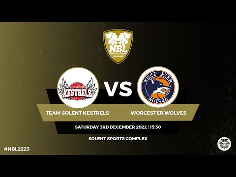 WNBL1: Team Solent Kestrels v Worcester Wolves - 03.12.22