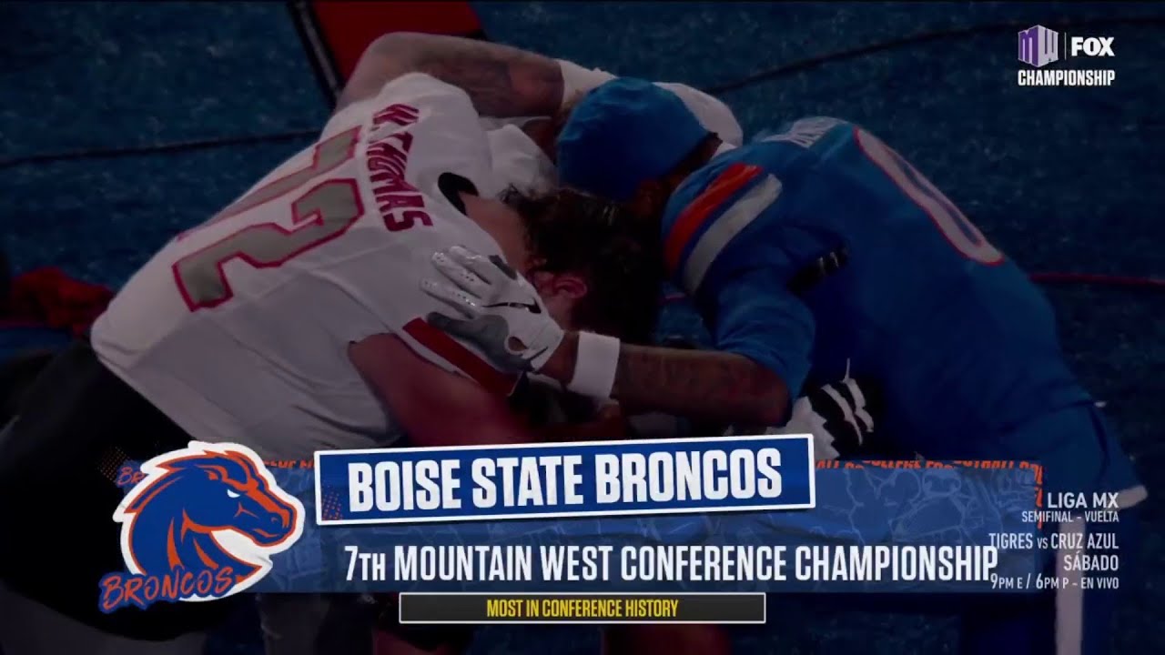 🏆😳 BOISE STATE CAMPEÓN | UNLV Rebels 21–35 Boise State Broncos | Mountain West Championship 2025