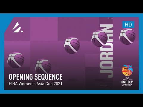 FIBA Women's Asia Cup 2021 - Broadcast Opening Sequence