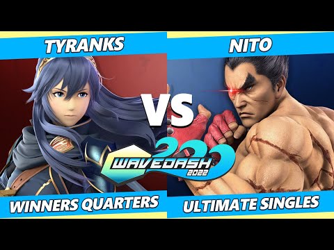 Wavedash 2022 Winners Quarters - Tyranks (Lucina) Vs. Nito (Kazuya) SSBU Ultimate Tournament