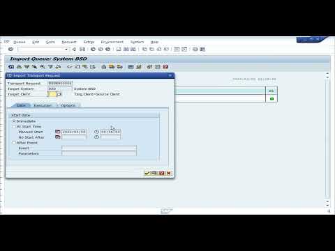Import Transport Request Using STMS IMPORT