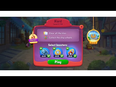 Fishdom mobile game, level 5719 hard