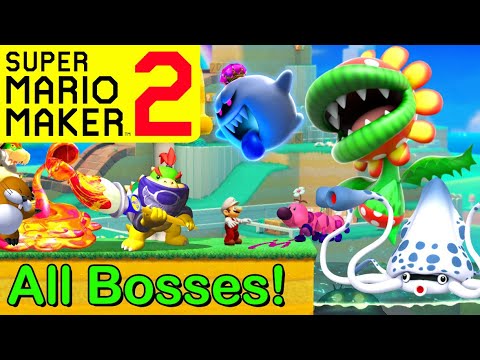 Mario Maker 2 - ALL SUPER MARIO SUNSHINE BOSSES (Super Mario Maker 2 Boss Battles)(Boss Ideas)