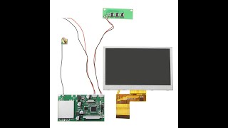 RX5808 5.8Ghz 48CH FPV Receiver with 480*320 5 Inch HD Display Snow Screen Monitor DIY For FPV Goggl