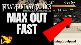 Fastest JP, Job Exp, Faith, Bravery leveling setup - FF TACTICS IVALICE CHRONICLES