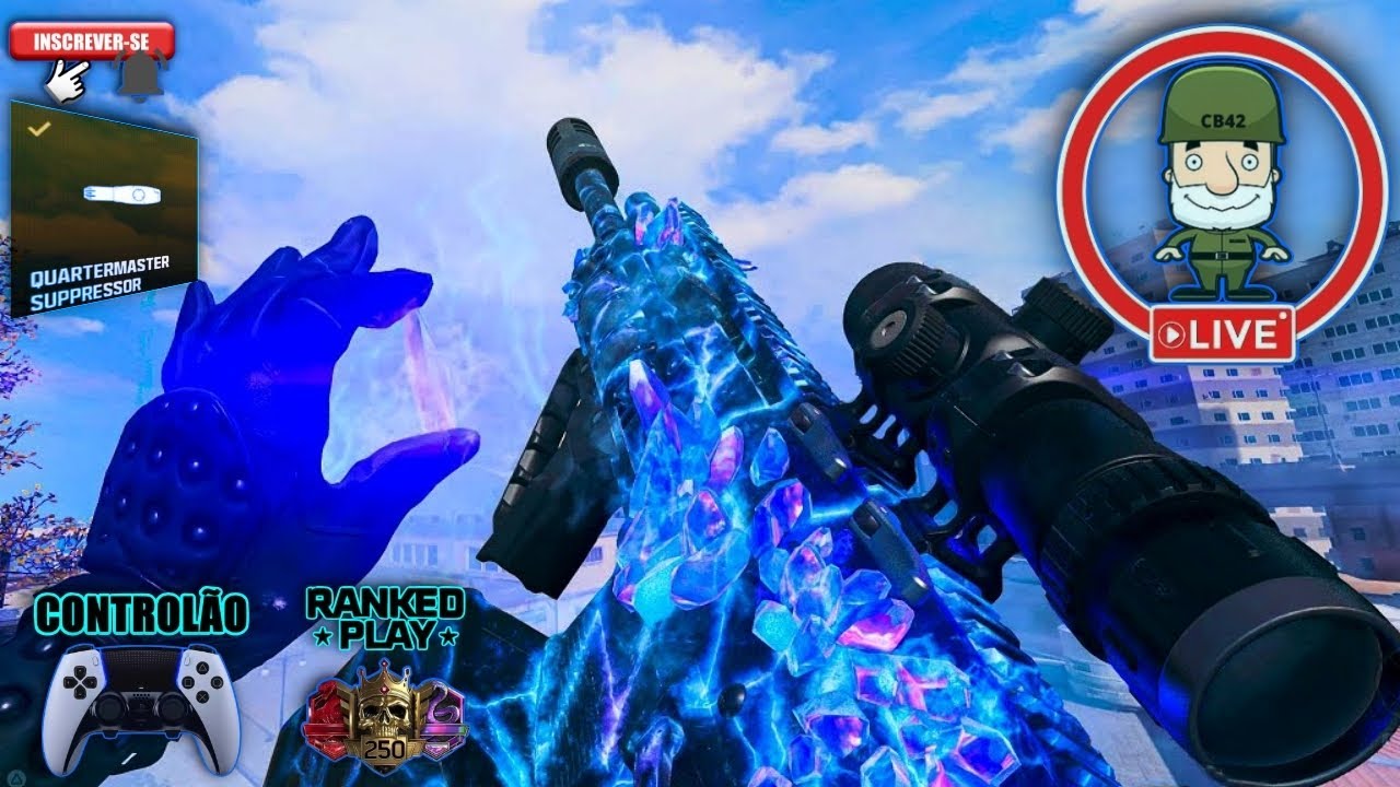 🔴LIVE🟢ALEATÓRIOS x SQUAD WARZONE TOP 171-7 QUE VENHA o BO6 #warzone #cod #bo6 #aleatorio #liveon