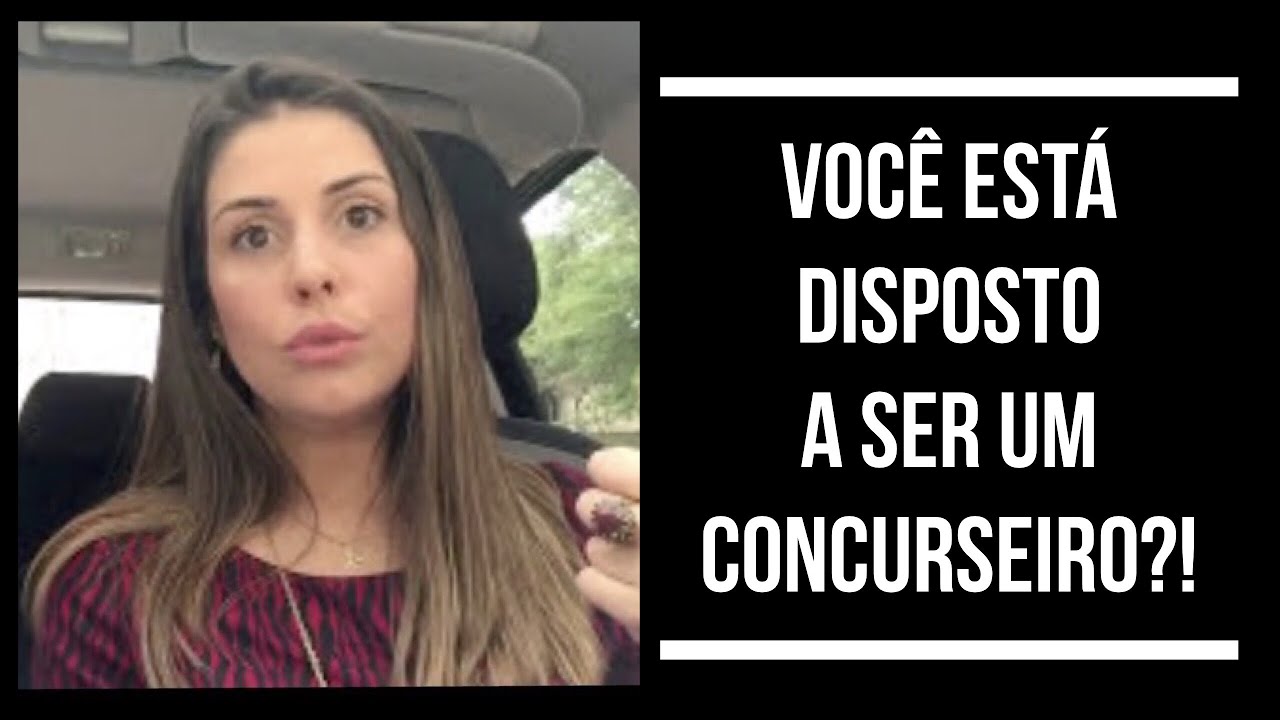 Você está realmente disposto a ser um concurseiro?