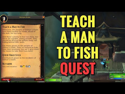 Teach A Man To Fish Quest (WoW TWW)