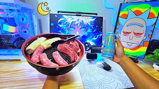 Noite de Um Gamer que Trabalha Aproveitando o Final de Semana 🔥