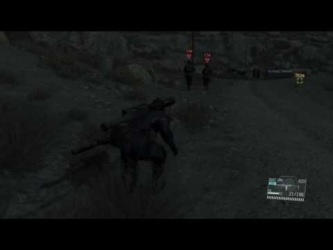 METAL GEAR SOLID V: THE PHANTOM PAIN - Testando choque da mão biônica