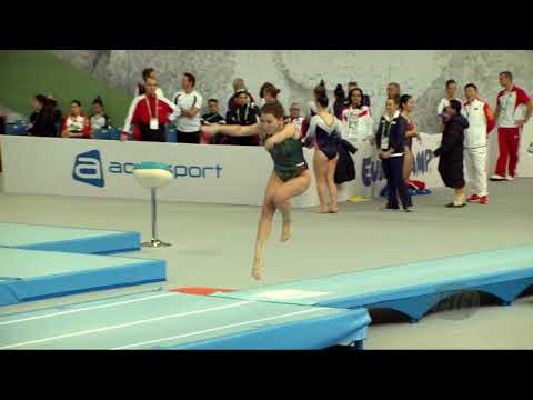 SILICHEVA Irina (RUS) - 2018 Trampoline Worlds, St. Petersburg (RUS) - Qualification Tumbling R2