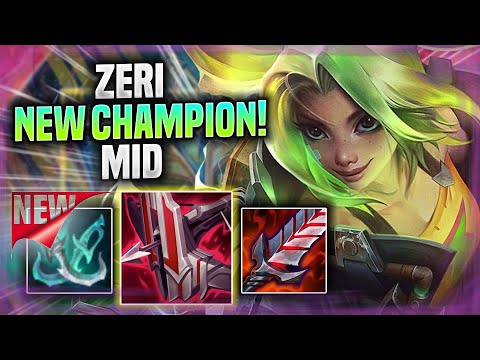 KOREAN CHALLENGER IS SO GOOD WITH NEW CHAMPION ZERI! - Korean Challenger Plays Zeri MID vs Viktor!