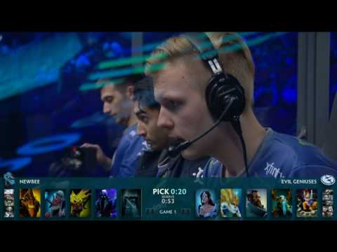 Newbee vs Evil Geniuses Game 1 | DOTA 2 The International 7 (TI7) 2017 UB Quarterfinals