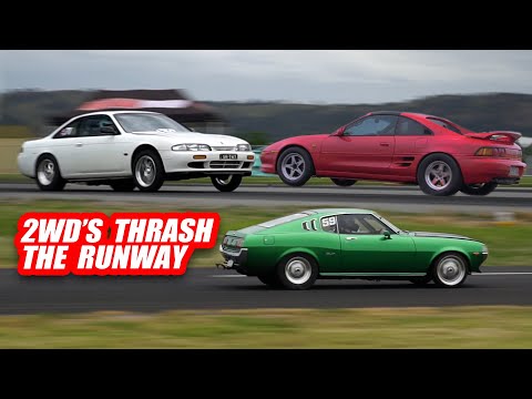 Runway Thrash 21 - Two Wheel Drives Fight For Traction on the Runway