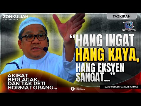 TAZKIRAH : Tak Rugi Hormat Orang Lain - Ustaz Shamsuri Ahmad