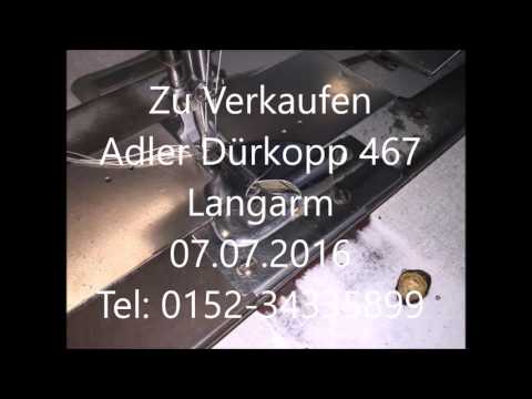 Adler 467 3fach Transport Langarm Industrienähmaschine