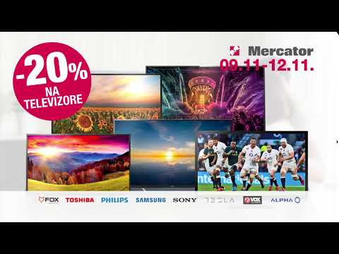 Danu tehnike u Mercatoru: 20% popusta na televizore