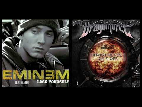 Dragonforce Feat. Eminem - Lose Yourself Trough Fire and Flames (Mashup)