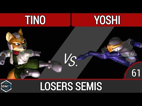 SDSU Biweekly 61 - B2S | Tino (Fox) vs. B2S | Yoshi (Sheik) - SSBM Losers Semis - Smash Melee