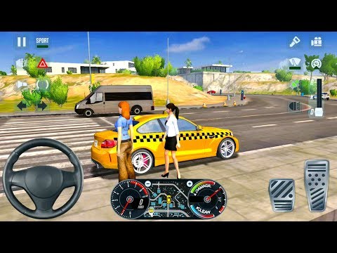 Taxi Simulation 2020 #7: BMW M3 Coupe Cab - Driving in LA and Rome - Android Gameplay