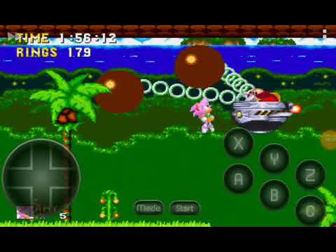 Sonic 2 Advanced Edit Boss in Neo South Island Play as Super Amy