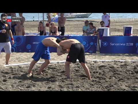 Round 2 Men's BW - 60 kg: A. LALIOTIS (GRE) v. D. DUMAN (TUR)