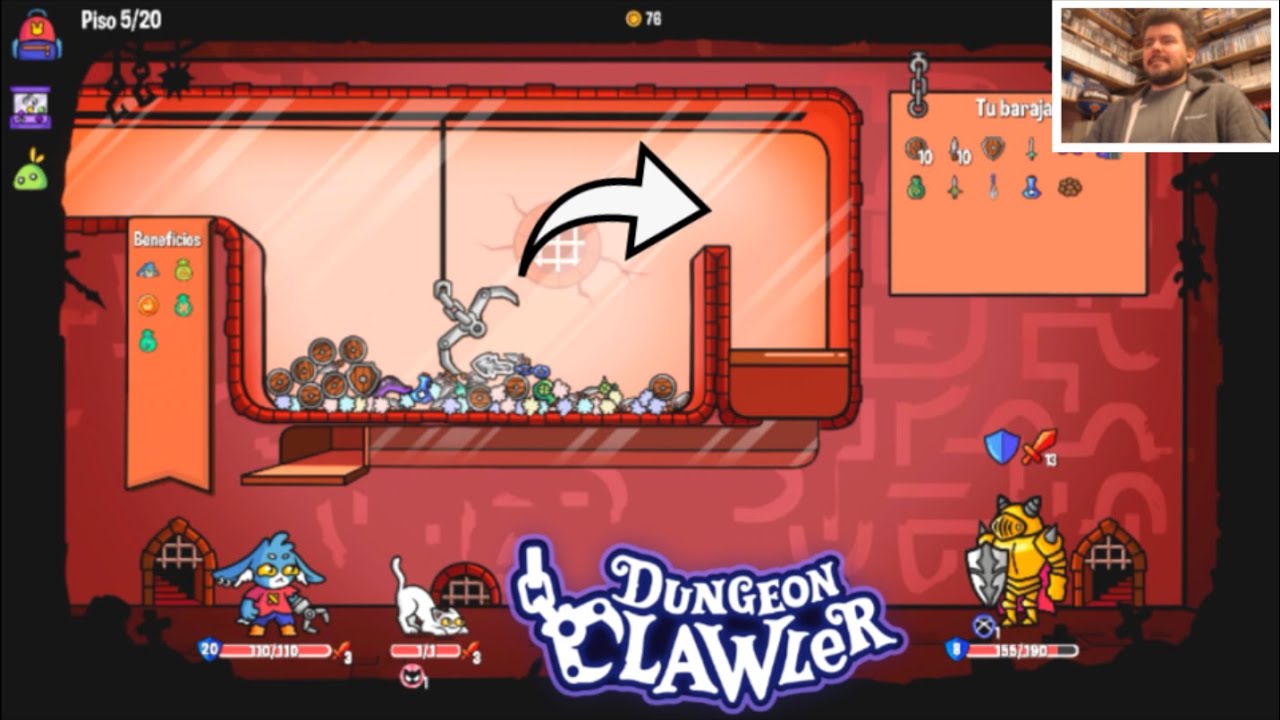 DUNGEON CLAWLER es el auténtico VICIO FRESCO 🪩 Gameplay en Español (PC Steam)