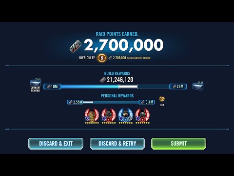 Hutt Cartel (Jabba 4-man) w/ MAX SCORE 2.7M Krayt Dragon Raid