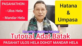 Download lagu TUTORIAL ADAT BATAK : PASAHAT ULOS HELA DOHOT MANDAR HELA mp3
