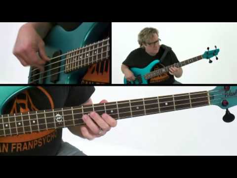 Bass Gutiar Lesson - #28 - Stu Hamm - 50 Pro Bass Grooves
