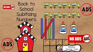 Back to School Math Warm-Up | Subitizing with Ten Frames, Tally Marks & Pictures
