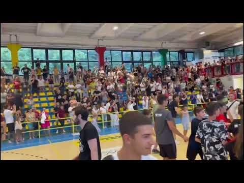 video festeggiamenti basket gallarate