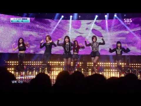 131110 T-ara - Number 9 @ Inkigayo