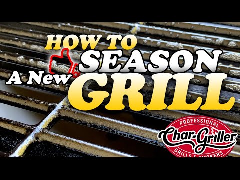 How to Season a New Grill