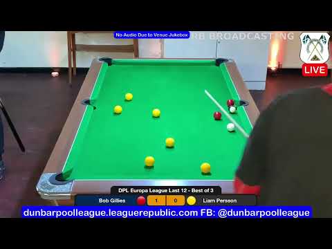 DPL Europa League last 12: Bob Gillies vs Liam Persson