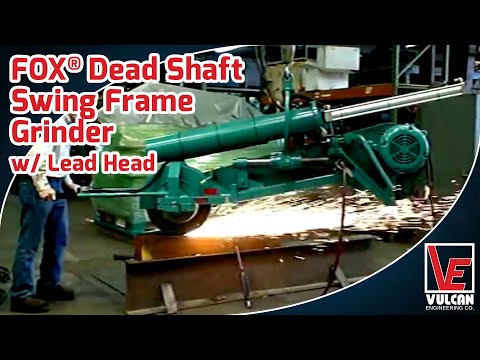 Fox® Dead Shaft Swing Frame Grinder with Lead Head