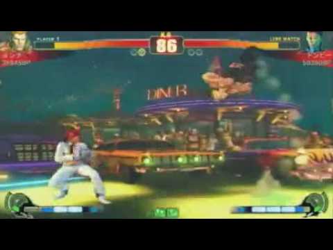 SF4: TRF 20/11/2009 - Yoshiwo(Gu) VS Unknown(Vi)
