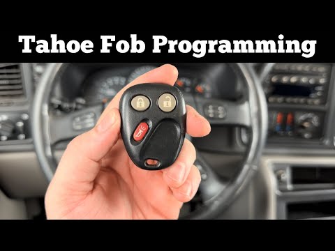 2000 - 2006 Chevy Tahoe Remote Key Fob Programming - How To Pair Program Chevrolet Fob